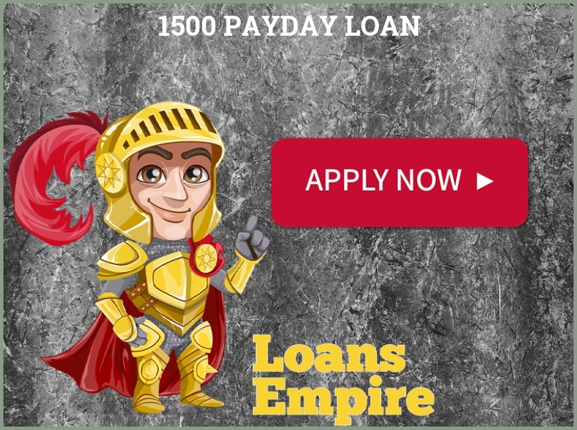 1500 Payday Loan