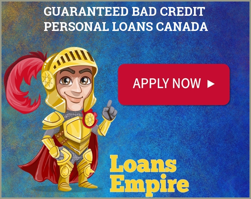 Guaranteed Bad Credit Personal Loans Canada