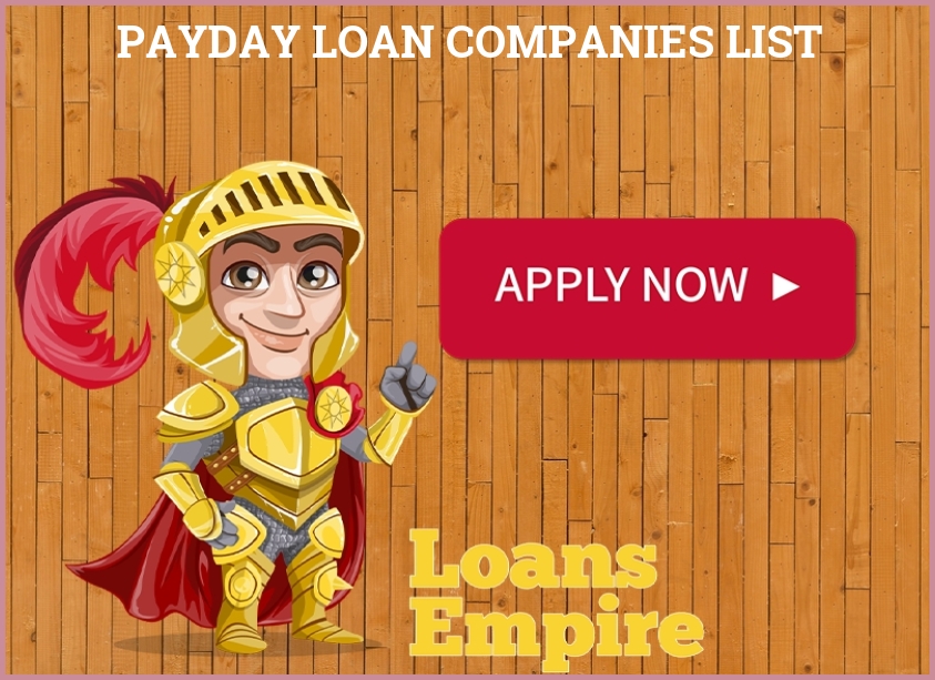Payday Loan Companies List