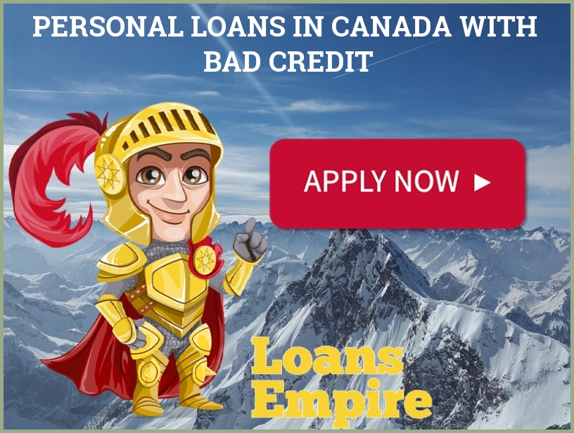 Personal Loans In Canada With Bad Credit